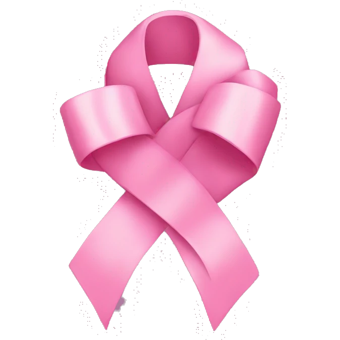 Pink ribbon emoji