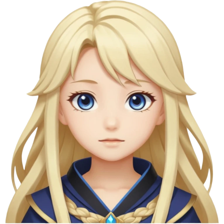 Lumine from Genshin Impact in Hoyoverse Anime Style  emoji