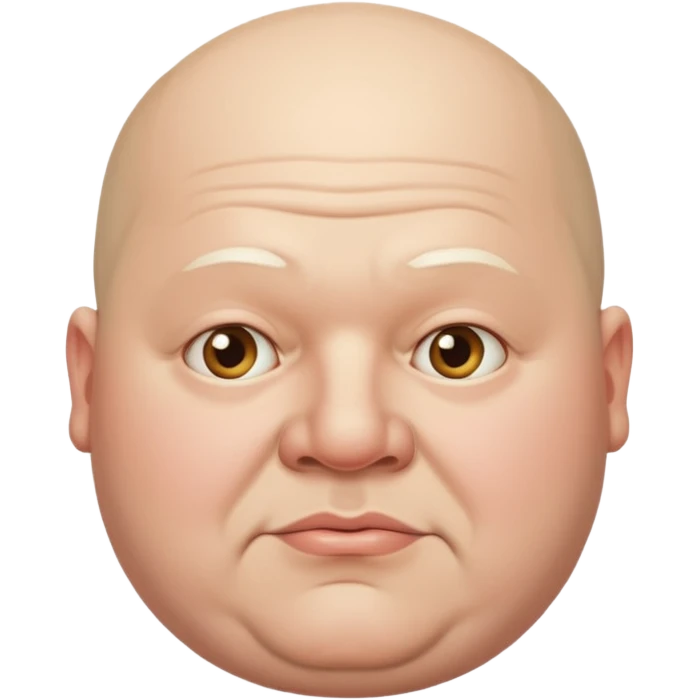 Bald fat man masturbating  emoji
