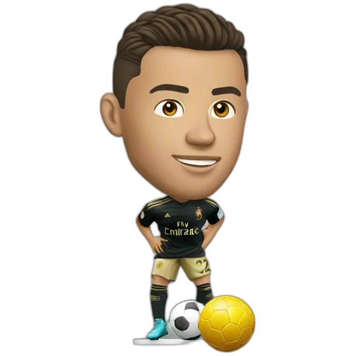 Ronaldo ballon d'or emoji