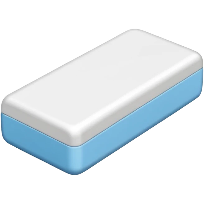 a white eraser emoji