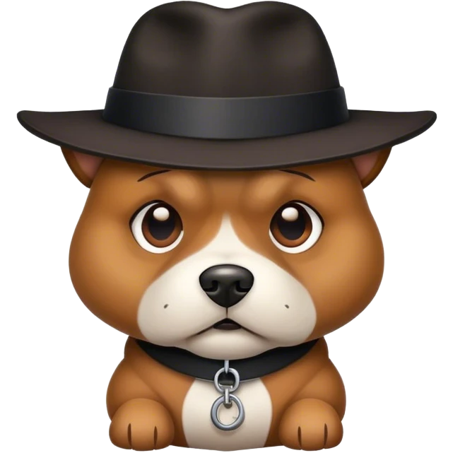 Gangster dog. emoji