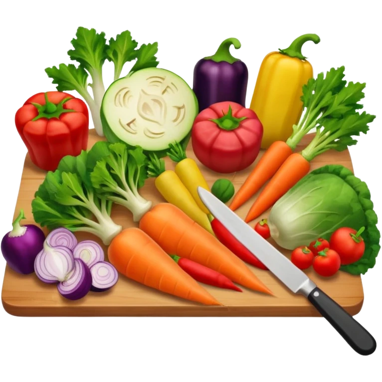 chopped up vegstables emoji