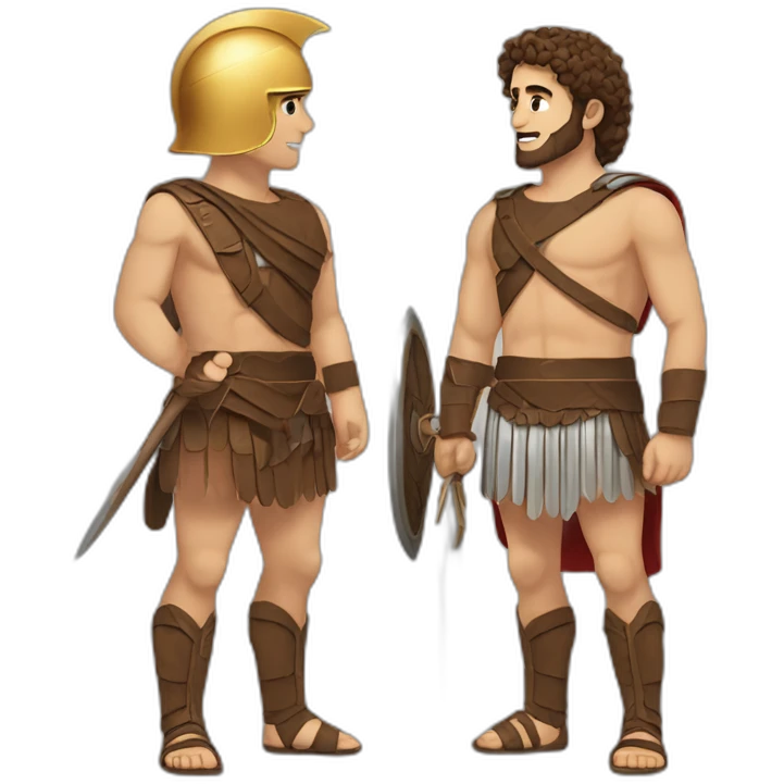 Achilles and Patroclus emoji