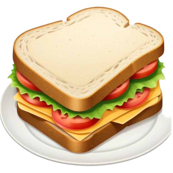 Thin multigrain sandwich emoji