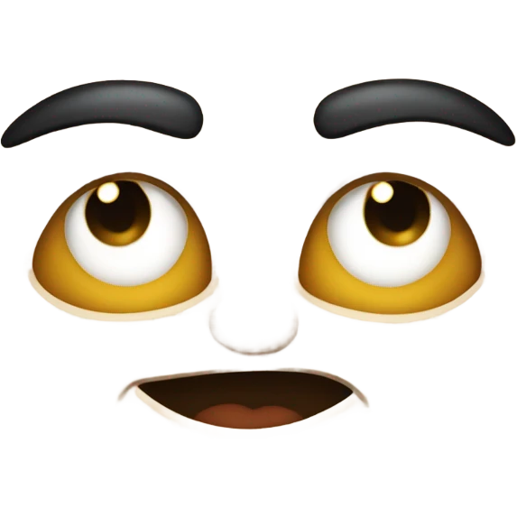 Make a side eye with a smirk emoji emoji