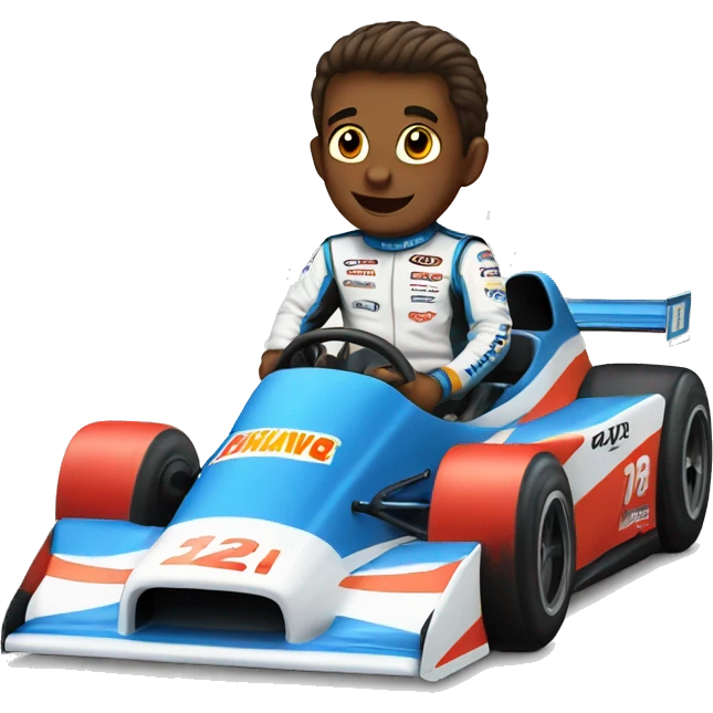 Race car  emoji