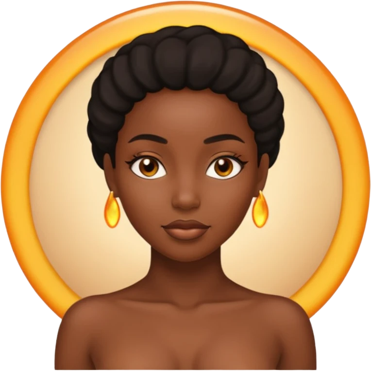 Naked black woman emoji