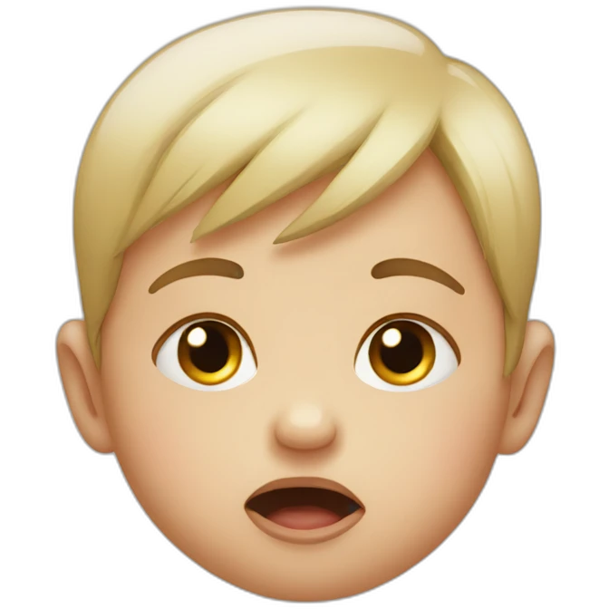 Baby crying  emoji