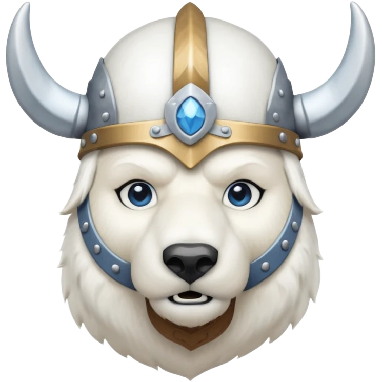 Polar Bear viking  emoji