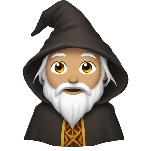 wizard robes, no hood emoji