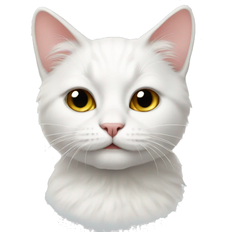 White cat emoji