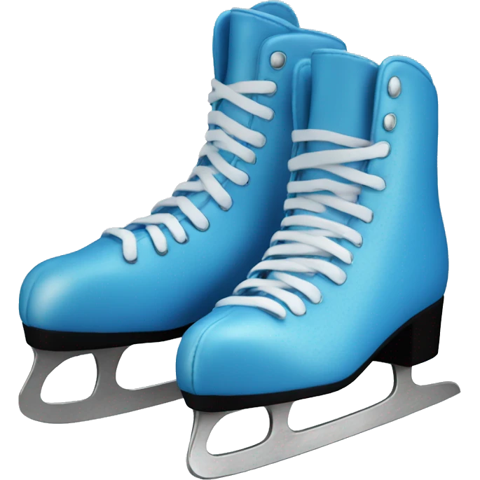 Ice skate blue emoji