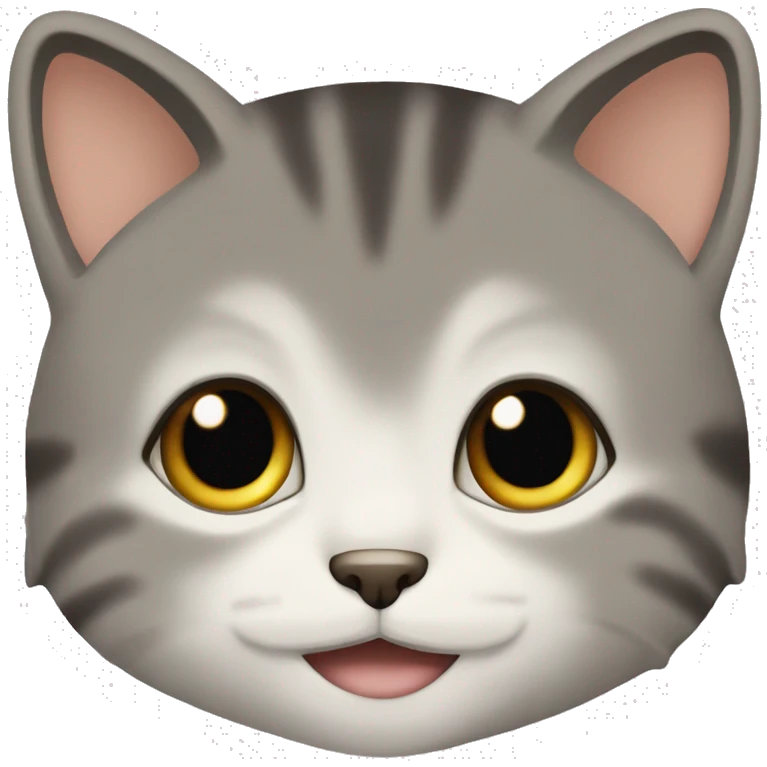 Бежевая кошка emoji