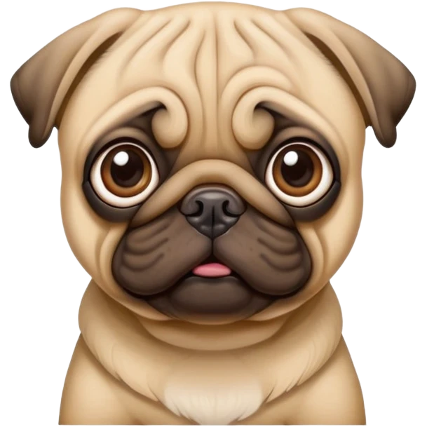 Pug dog emoji