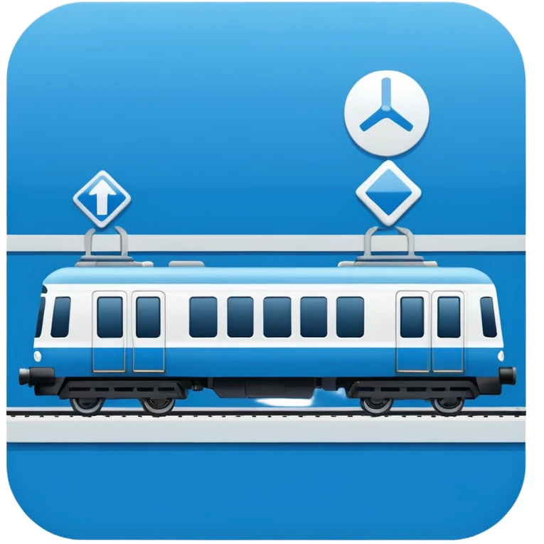 train station icon emoji