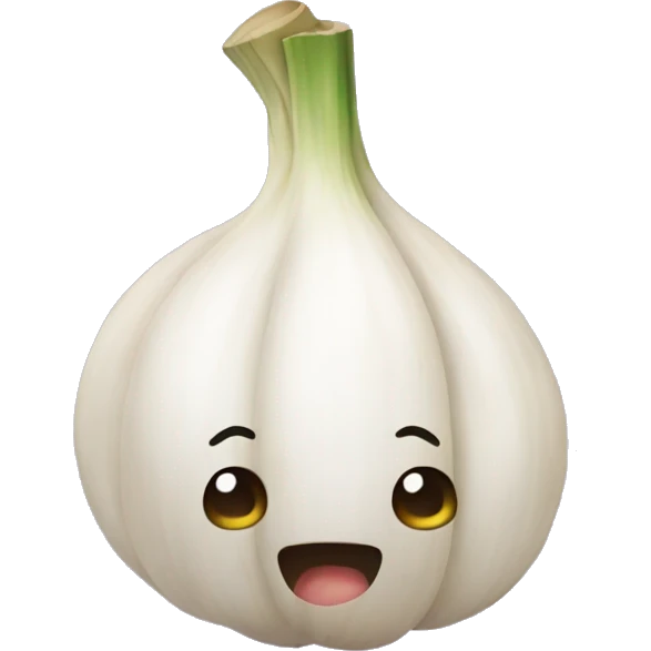 Cute garlic  emoji