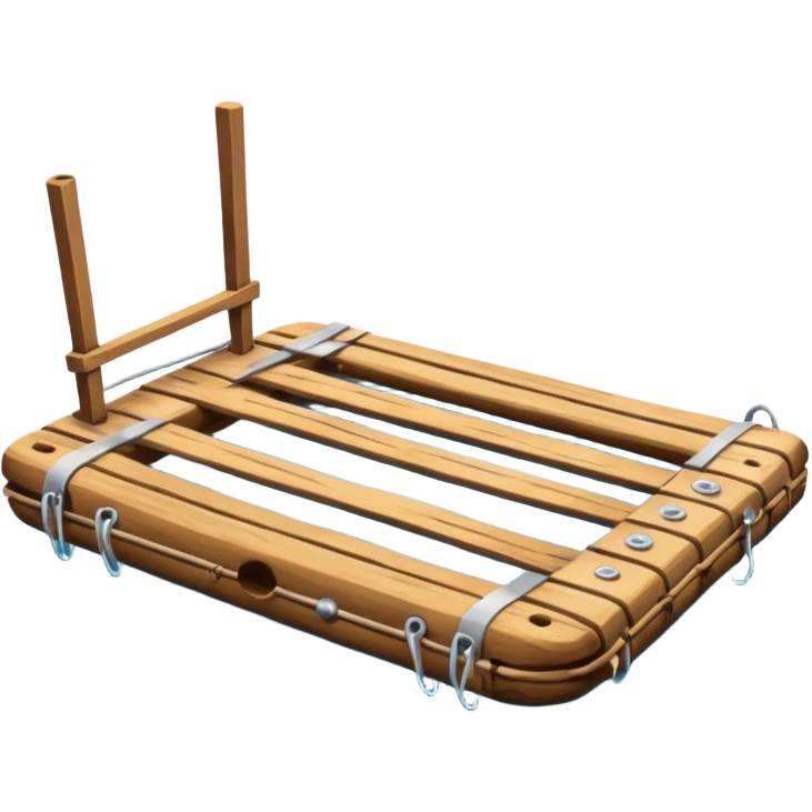 A raft underwater emoji
