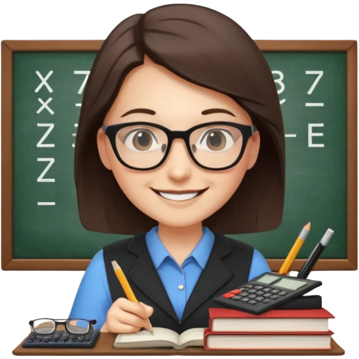 math teacher paraphenalia no apples add books emoji