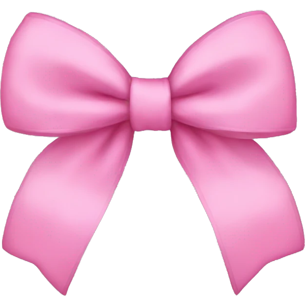 Pink bows emoji