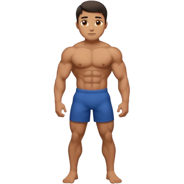 Naked guy standing up emoji