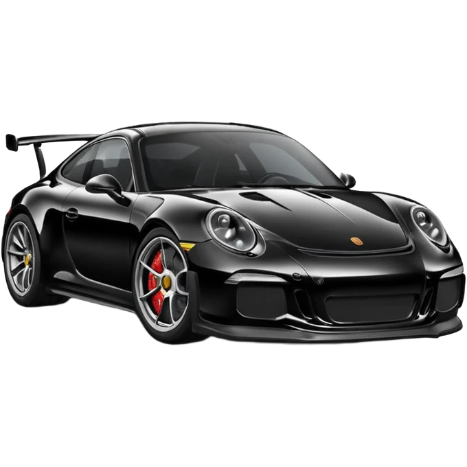 black porsche gt3 emoji