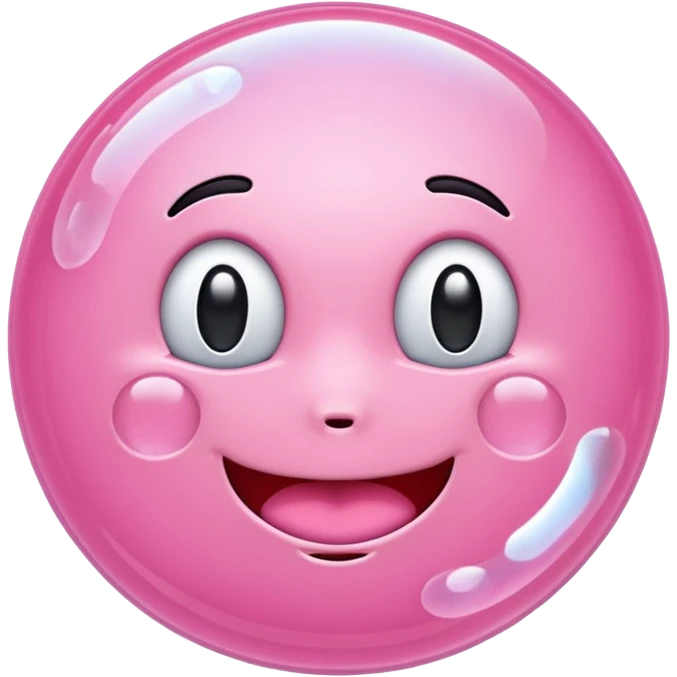 pink caller id bubble emoji