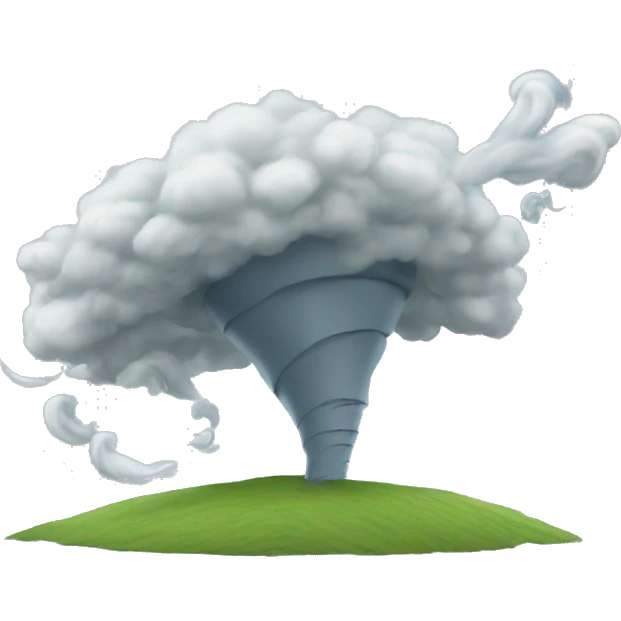 wind tornado emoji
