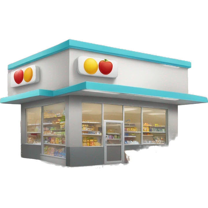 24/7 convenience store emoji