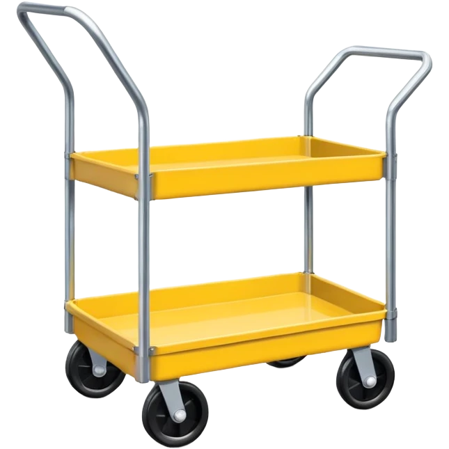 yellow rolling cart emoji