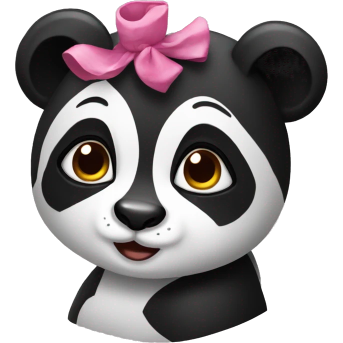 Coquette panda emoji