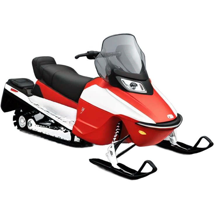 red snowmobile emoji