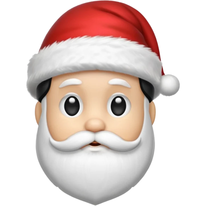 miniature black pinmcher in santa aht emoji