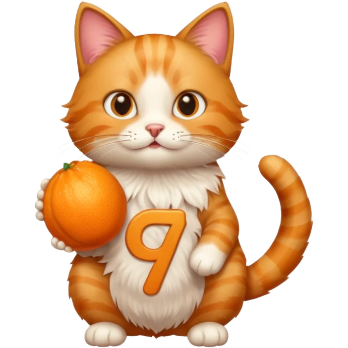 The number 67 and a cat holding the number emoji