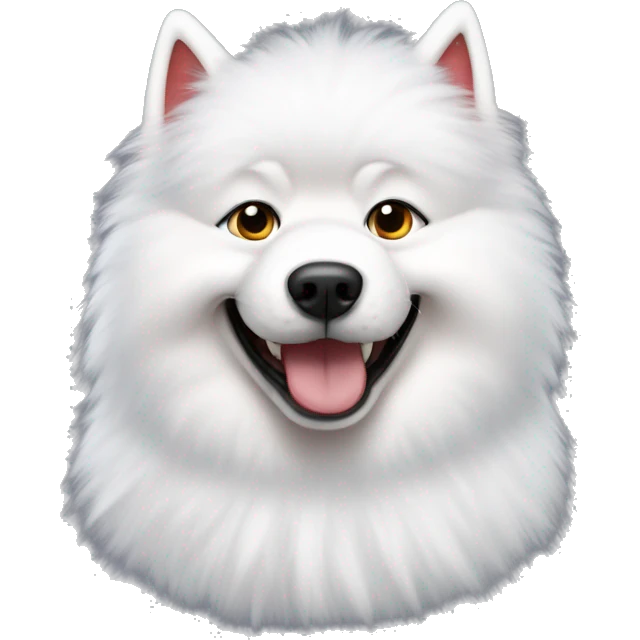 samoyed dressed as chucky emoji