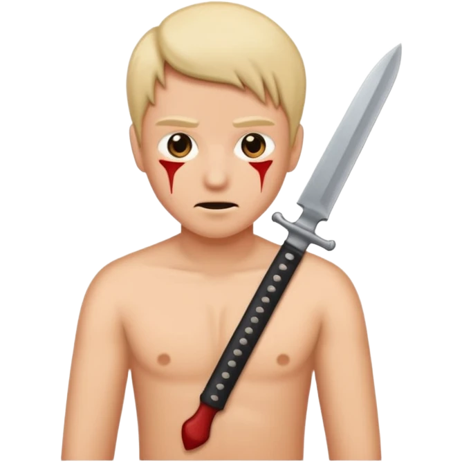 Person being stabbed in back emoji