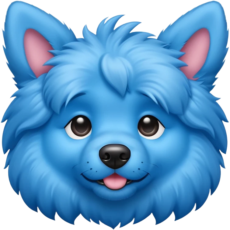 Perro  azul emoji