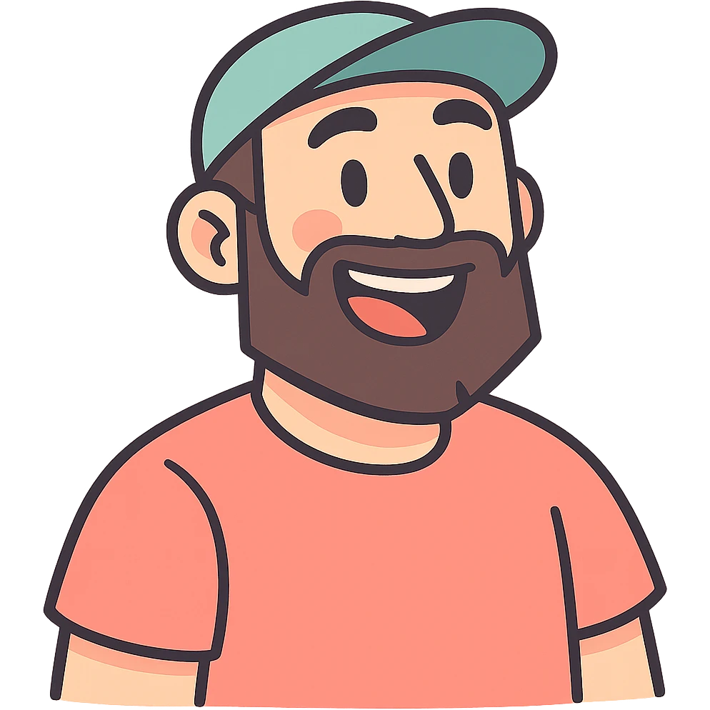 A thick, angular beard and mustache, pastel toon style, suitable for Twitch users. emoji