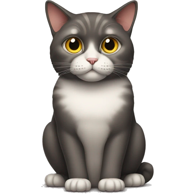 cat with a judging look emoji