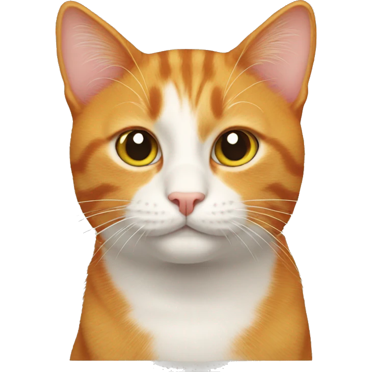 A ginger cat  emoji