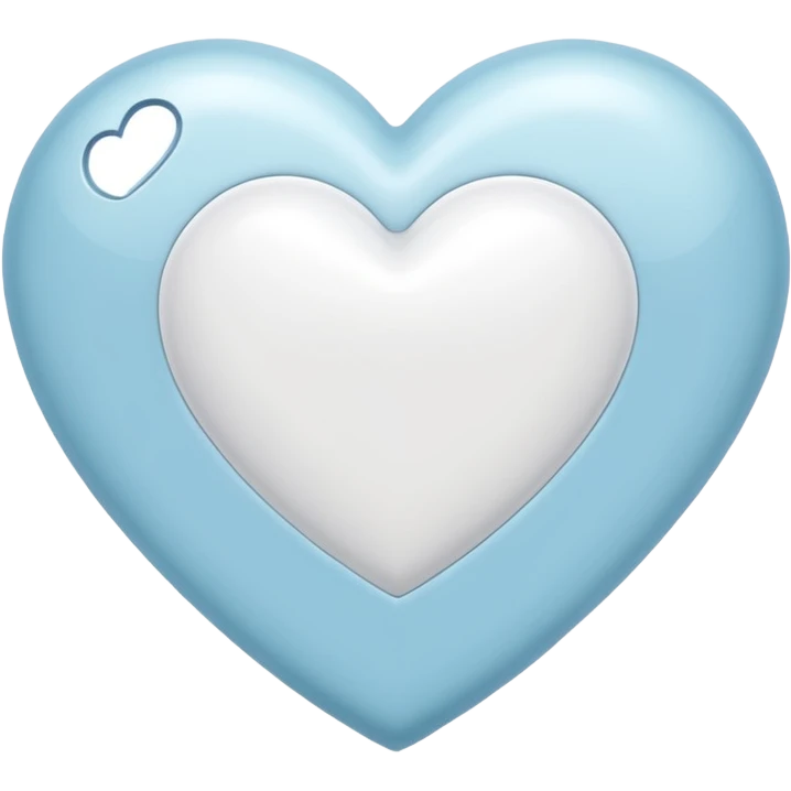 White heart emoji