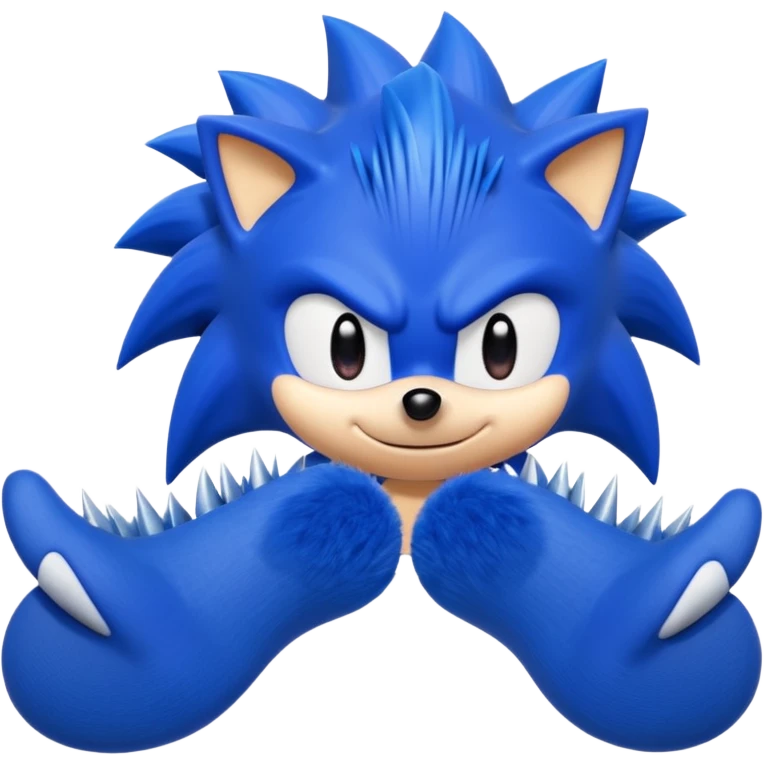 Sonic the hedgehog feet  emoji