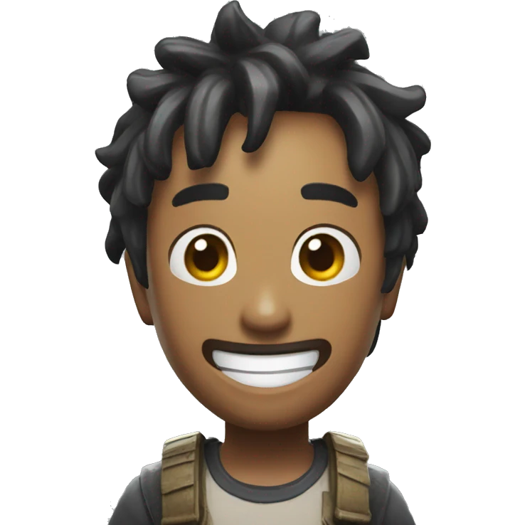 pubg character laughin emoji