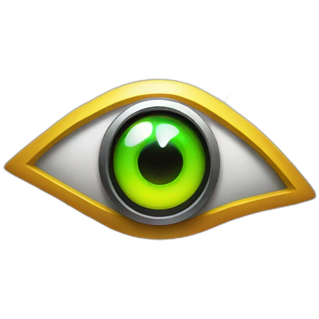 Super hero electro eye emoji