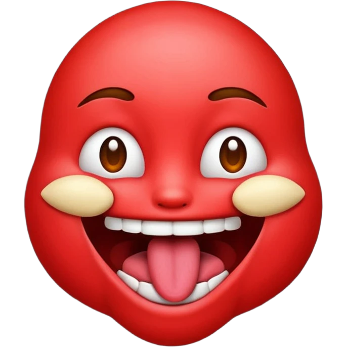 Emoji that’s🥵 but licking lips emoji