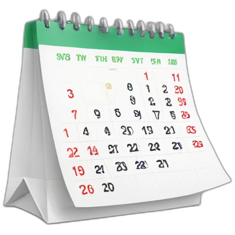 calendar emoji