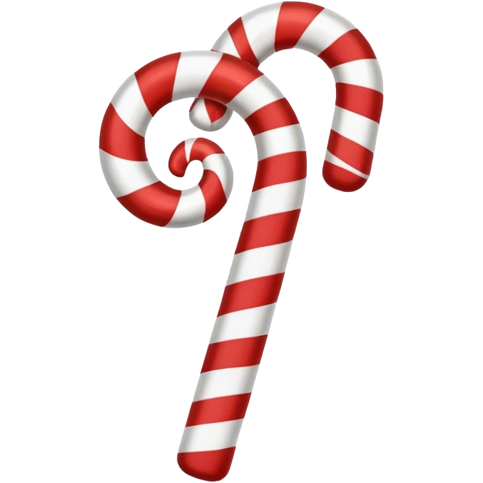 Candy cane goth emoji