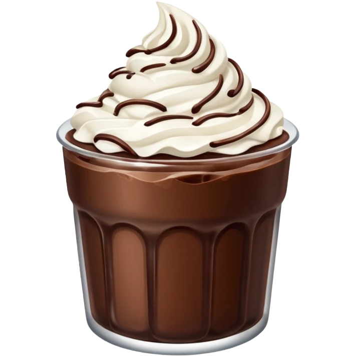 Ice chocolate  emoji