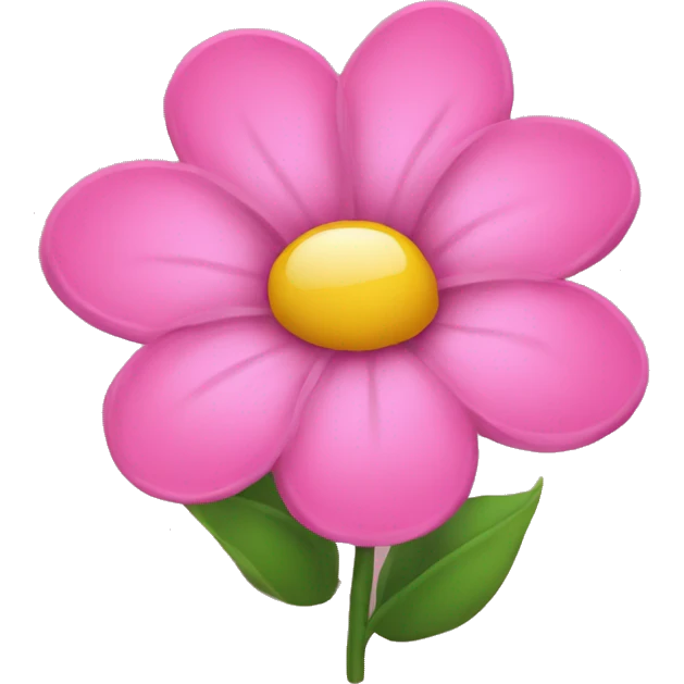 pink flower  emoji