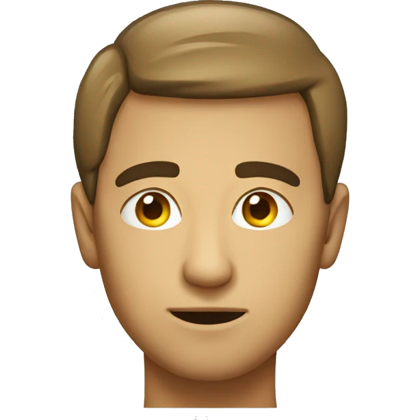 A emoji that’s eyes are low  emoji
